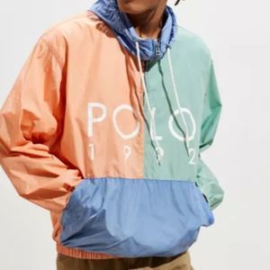 Vintage Polo Ralph Lauren Colour Block Mac Windbreaker